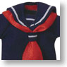 Long-sleeved Sailor Suit (Navy) (Fashion Doll)