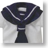 Long-sleeved Sailor Suit (White) (Fashion Doll)