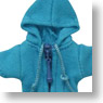 Knit One-Piece w/Parka (Blue) (Fashion Doll)