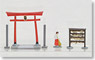 Shrine Maiden & Shinto Shrine Set (Model Train)