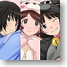 Amagami SS+ Mofumofu Big Towel Sae & Nanasaki & Miya (Anime Toy)