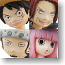 Half Age Characters One Piece promise of the straw hat 8 pieces (PVC Figure)