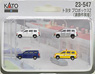 DioTown (N)Automobile : Toyota Probox 2 (Road Worker etc.) (4pcs.) (Model Train)