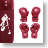 Crazy Owners 1/6 Martial arts uniform & Punching bag Set (Red) (Fashion Doll)
