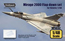 Mirage 2000 Flap Down Set (for Kinetic 1/48) (Plastic model)