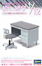 1/12 Desk & Chair of Office (Plastic model)
