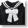 PNXS Gymnasium Sailor Suit Set (Black x Black) (Fashion Doll)