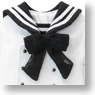 PNXS Gymnasium Sailor Suit Set (Black x Off-white) (Fashion Doll)