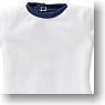 50cm Gym Clothes Set (White x Navy) (Fashion Doll)