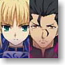 Fate/Zero コレクションクリップ セイバー×ランサー (キャラクターグッズ)