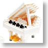 nanoblock Grand Piano (White) (Block Toy)
