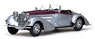 1939年 ホルヒ 855 スペシャル ロードスター 2-トン (シルバーグレー&ダークレッド) (ミニカー)