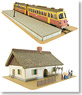 [Miniatuart] Limited Edition `Spirited Away` Zeniba`s House & Unabara Dentetsu (Unassembled Kit) (Model Train)