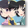 [Nisemonogatari] Large Format Mouse Pad [Fire Sisters & Hanekawa Tsubasa] (Anime Toy)