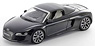  Audi R8 Spyder 5.2 FSI quattro (PHANTOM BLACK) (ミニカー)