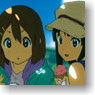 K-on!! Yui and mio in the shade Roll Screen (Anime Toy)