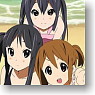 K-on!! Swim Wear`s Yui, Mio, Azusa Multi Shower Curtain (Anime Toy)