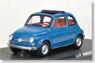 FIAT 500F 1965 (ブルー) 【レジンモデル】 (ミニカー)