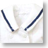 PNS St.Portoldam Middle School Summer Uniform Set  (White/Navy Check) (Fashion Doll)