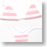 縞パン 1/1 極小ブラ&ショーツセット (ピンク) フリーサイズ (ドール)