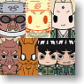 D4 Naruto Rubber Key Ring Collection Vol.3 8 pieces (Anime Toy)