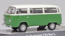 VW T2-b バス L (グリーン/ホワイト) (ミニカー)