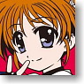 [Magical Girl Lyrical Nanoha The Movie 1st] Rubber Key Ring Coaster Type [Takamachi Nanoha] (Anime Toy)