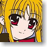 [Magical Girl Lyrical Nanoha The Movie 1st] Rubber Key Ring Coaster Type [Fate Testarossa] (Anime Toy)