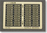 Number Plate for C57 Hokkaido (10pcs.) (Model Train)