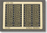 Number Plate for C59/C60 (10pcs.) (Model Train)