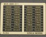 Number Plate for 8620/9600/C11 (10pcs.) (Model Train)