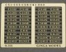 Number Plate for C51/C55/C58/C61/D52 (10pcs.) (Model Train)