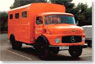 メルセデスベンツ LA911ボックストラック `Katastrophenschutz` (オレンジ) (ミニカー)