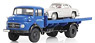 メルセデスベンツ L911 フラットボードトラック (メルセデスベンツ 300SL積載) (ミニカー)