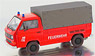 VW T3-b 幌付ピックアップトラック Feuerwehr (消防隊) (ミニカー)