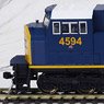 (HO) EMD SD80MAC CSX Dark Future #4594 (Navy Blue/Yellow) (Model Train)