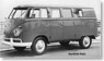 VW T1 バス(グレーホワイト) (ミニカー)