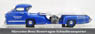 メルセデスベンツ レースカー トランスポーター `blue wonder` (ミニカー)