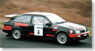 フォード シェラ コスワース `TEXACO` 1987年 RACラリー 3位 (ミニカー)