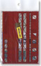 Deck Girder Bridge Kit (140mm) (Red) (Model Train)