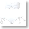 PNM Swimsuit (Bandeau Bikini) (White) (Fashion Doll)