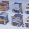Shops Assemble Set (6pcs.) (Unassembled Kit) (Model Train)