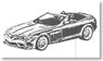 メルセデス SLR マクラーレン ロードスター シルバー (ミニカー)