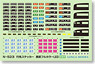 Rollsign Sticker Set Seibu Series 2000, 6000 (Fullcolor LED/Front) (Model Train)
