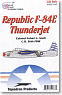 Decal for Republic Thunderjet F-84E Colonel Robert L.Scott C.O. 36th FBW (Decal)