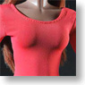 FLIRTY GIRL 1/6 Leotard Set for Women (Red B) (Fashion Doll)
