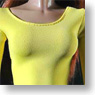 FLIRTY GIRL 1/6 Leotard Set for Women (Yellow) (Fashion Doll)