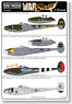 米陸軍 P-38 ライトニング用デカール 第20戦闘群 第79戦闘飛行隊/第36戦闘群 第8戦闘飛行隊  (デカール)