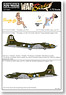 米陸軍 B-17F フライングフォートレス用デカール 第100爆撃飛行群 第351爆撃飛行隊/第303爆撃飛行群 第360爆撃飛行隊 (デカール)
