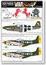 米陸軍 P-51B/D マスタング用デカール 第354戦闘群 第353戦闘飛行隊/第55戦闘群 第354戦闘飛行群 (デカール)